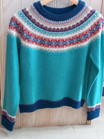 Load image into Gallery viewer, 'Emerald' Alpine Short Sweater 100% Merino Lambswool designed by ERIBÉ Knitwear