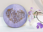 Load image into Gallery viewer, MOTHER'S DAY Wooden Coaster by Rezawood Designs