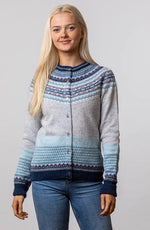 Load image into Gallery viewer, *Restock Autumn'25* ARCTIC Alpine Cardigan 96% Merino Lambswool / 4% Angora designed by ERIBÉ Knitwear