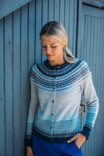 Load image into Gallery viewer, *Restock Autumn'25* ARCTIC Alpine Cardigan 96% Merino Lambswool / 4% Angora designed by ERIBÉ Knitwear