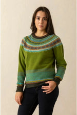 Load image into Gallery viewer, RESTOCK - MOSS Alpine Sweater 96% Merino Lambswool / 4% Angora designed by ERIBÉ Knitwear