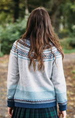 Load image into Gallery viewer, Alpine Roll Neck Sweater 'ARCTIC' 96% Merino Lambswool / 4% Angora designed by ERIBÉ Knitwear