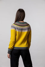 Load image into Gallery viewer, 'Piccalilli Alpine Short Sweater' 100% Merino Lambswool designed by ERIBÉ Knitwear