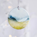 Load image into Gallery viewer, Scottish Landscape PORCELAIN HANGING ORNAMENTS