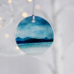Load image into Gallery viewer, Scottish Landscape PORCELAIN HANGING ORNAMENTS