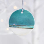 Load image into Gallery viewer, Scottish Landscape PORCELAIN HANGING ORNAMENTS