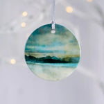 Load image into Gallery viewer, Scottish Landscape PORCELAIN HANGING ORNAMENTS