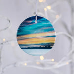 Load image into Gallery viewer, Scottish Landscape PORCELAIN HANGING ORNAMENTS