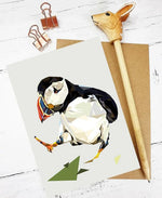 Load image into Gallery viewer, Puffin Cards designed by Louise Jennifer Design