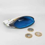 Load image into Gallery viewer, Garden Birds Purse Handmade by Blue Ranchu Designs