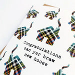 Load image into Gallery viewer, 'Braw New Hoose' Scottish New Home Card HP122 by Hiya Pal