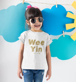 Load image into Gallery viewer, *Wee Yin - White: Kids Scottish T-Shirt designed by Brave Scottish Gifts