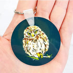Load image into Gallery viewer, Bird themed Hardwood Keyrings by Louise Jennifer Design
