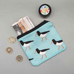 Load image into Gallery viewer, Oystercatcher Purse Handmade by Blue Ranchu Designs
