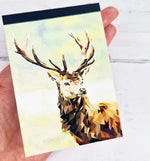 Load image into Gallery viewer, Scottish Animal themed Mini Notebooks designed by Louise Jennifer Design