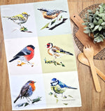 Load image into Gallery viewer, Bird Tea Towels Illustrated by Louise Jennifer Design