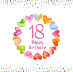 Load image into Gallery viewer, Colourburst Age Cards 18 to 90 years old