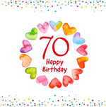 Load image into Gallery viewer, Colourburst Age Cards 18 to 90 years old