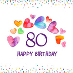 Load image into Gallery viewer, Colourburst Age Cards 18 to 90 years old
