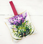 Load image into Gallery viewer, Thistle themed Lavender Sachets Handmade by Louise Jennifer Design
