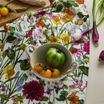 Load image into Gallery viewer, Bountiful Blooms - Tea Towel - Ivory, designed by Catherine Lewis