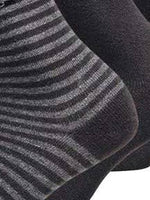Load image into Gallery viewer, NEW Men’s Alpaca Stripe Socks - Charcoal by Samantha Holmes