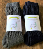 Load image into Gallery viewer, Alpaca Ribbed Socks Larger size UK 7-10