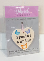 Load image into Gallery viewer, Little Sentimental Keepsake Hearts - Handmade Ceramics by Deborah Cameron - Made in Scotland