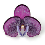 Load image into Gallery viewer, Orchid Brooch Made by Miss J Designs