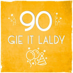 Load image into Gallery viewer, 'Gie it Laldy' Age 30 - 90 Birthday Cards by Truly Scotland