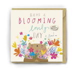 Load image into Gallery viewer, Blooming Lovely Day Magic Bean Birthday Card by Lucy & Lolly