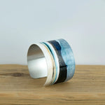 Load image into Gallery viewer, Cath Waters Scottish Landscape Cuff Bangles