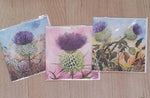 Load image into Gallery viewer, Scottish Thistle Art cards by Geoff Foord