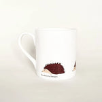 Load image into Gallery viewer, Hedgehog Bone China Mug by Blue Ranchu Designs