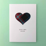 Load image into Gallery viewer, Get Well Scottish Card Handmade in Scotland by Hiya Pal