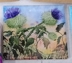 Load image into Gallery viewer, Geoff Foord Thistle Magnets - 4 Scottish Thistles