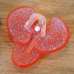 Load image into Gallery viewer, Orchid Brooch Made by Miss J Designs