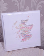 Load image into Gallery viewer, WordArt Notelets Pack of 6