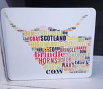 Load image into Gallery viewer, WordArt Scottish Placemats