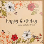 Load image into Gallery viewer, Happy Birthday 'Today it's all about you' Cards designed by Ilana Ewing
