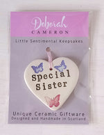 Load image into Gallery viewer, Little Sentimental Keepsake Hearts - Handmade Ceramics by Deborah Cameron - Made in Scotland