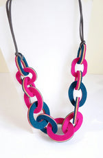 Load image into Gallery viewer, Strata Link Felt Necklaces by Syrah Jay