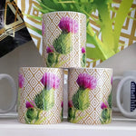 Load image into Gallery viewer, 'Art Deco Thistle' Mug designed in Glasgow by Brave Scottish Gifts