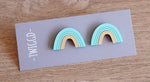 Load image into Gallery viewer, Arch Stud Pastel Earrings Made in Scotland by Twiggd