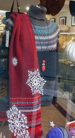 Load image into Gallery viewer, Alpine Scarves - designed by Eribe Knitwear