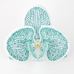 Load image into Gallery viewer, Orchid Brooch Made by Miss J Designs