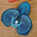 Load image into Gallery viewer, Orchid Brooch Made by Miss J Designs