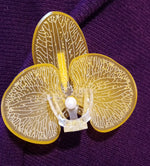 Load image into Gallery viewer, Orchid Brooch Made by Miss J Designs