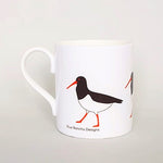 Load image into Gallery viewer, Oystercatcher Bone China Mug by Blue Ranchu Designs