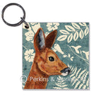 Load image into Gallery viewer, Animal Wild Wood Keyrings designed by Perkins & Morley